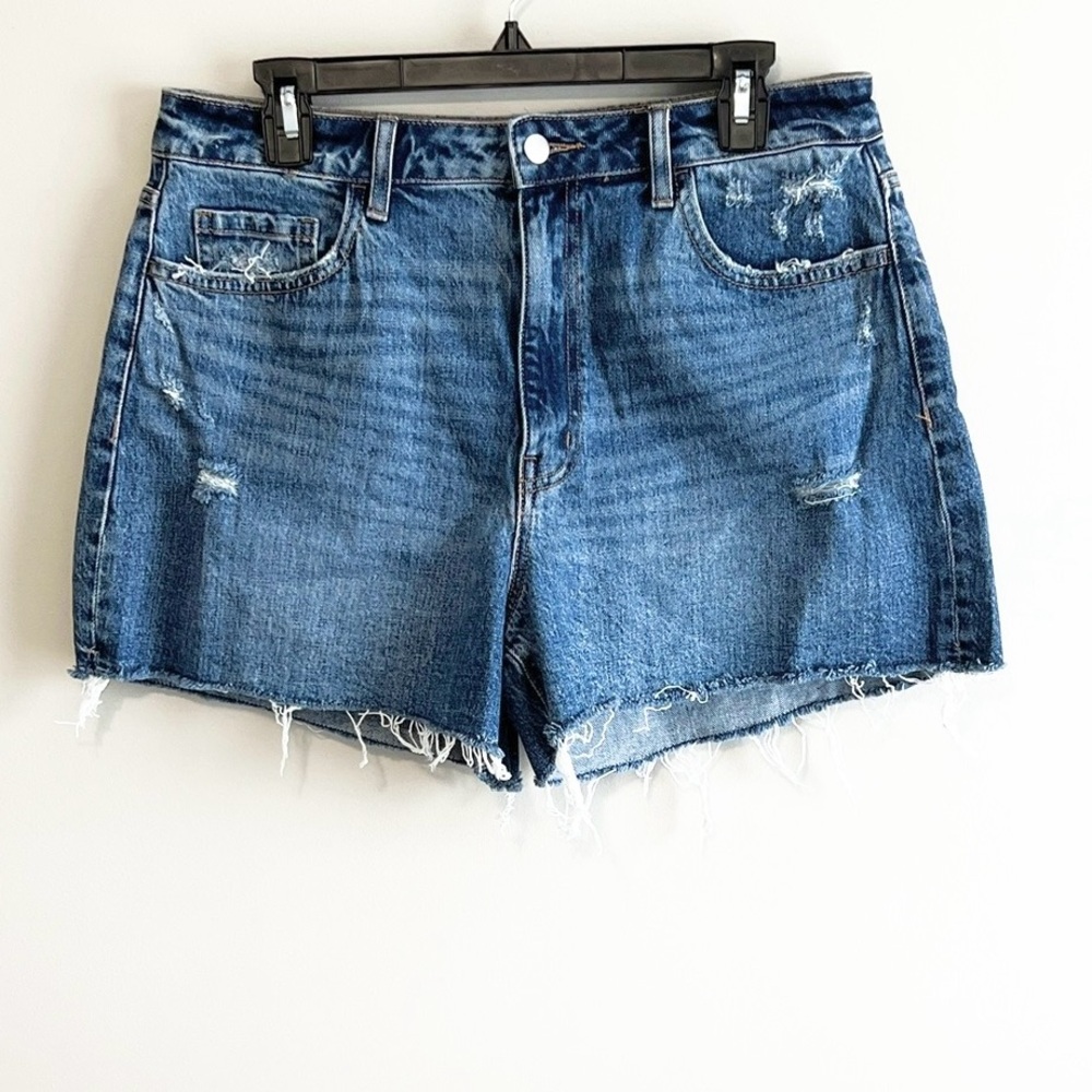 Vici Collection Jolene High-Waisted Denim Cutoff Shorts